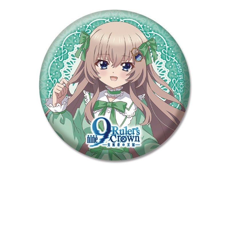 9-nine- Ruler's Crown 描き下ろし缶バッジ 九條 都 - 公式商品画像 | AniSmile