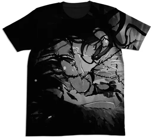 オーバーロードⅡ アルベド オールプリントTシャツ/BLACK-L - 公式商品画像 | AniSmile