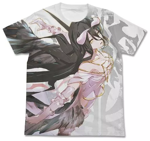 オーバーロード アルベド フルグラフィックTシャツ/WHITE-L - 公式商品画像 | AniSmile