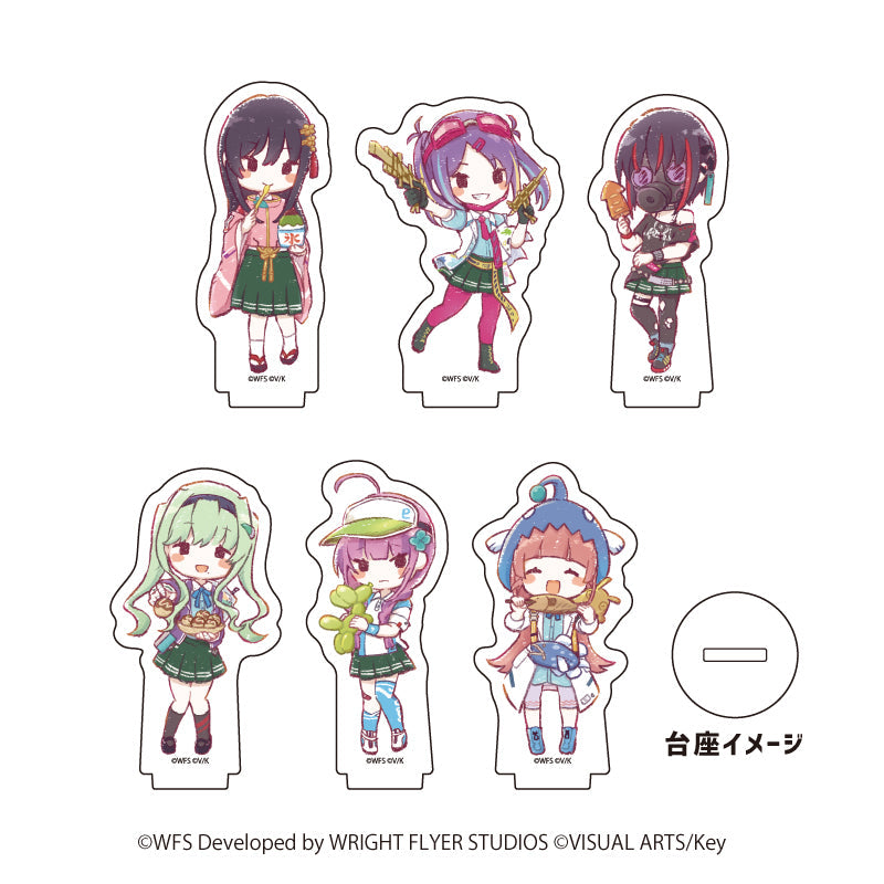 アクリルぷちスタンド「ヘブンバーンズレッド」15/夏祭りver. 第31D部隊 ブラインド(全6種)(グラフアートイラスト) - 公式商品画像 | AniSmile