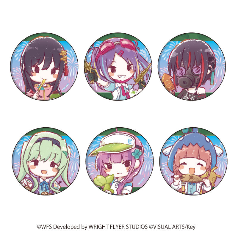 缶バッジ「ヘブンバーンズレッド」14/夏祭りver. 第31D部隊 ブラインド(全6種)(グラフアートイラスト) - 公式商品画像 | AniSmile