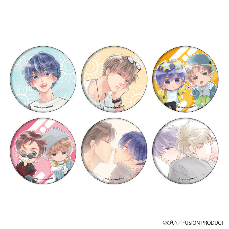 缶バッジ「過剰妄想少年」02/ブラインド(全6種)(公式&描き下ろしイラスト) - 公式商品画像 | AniSmile