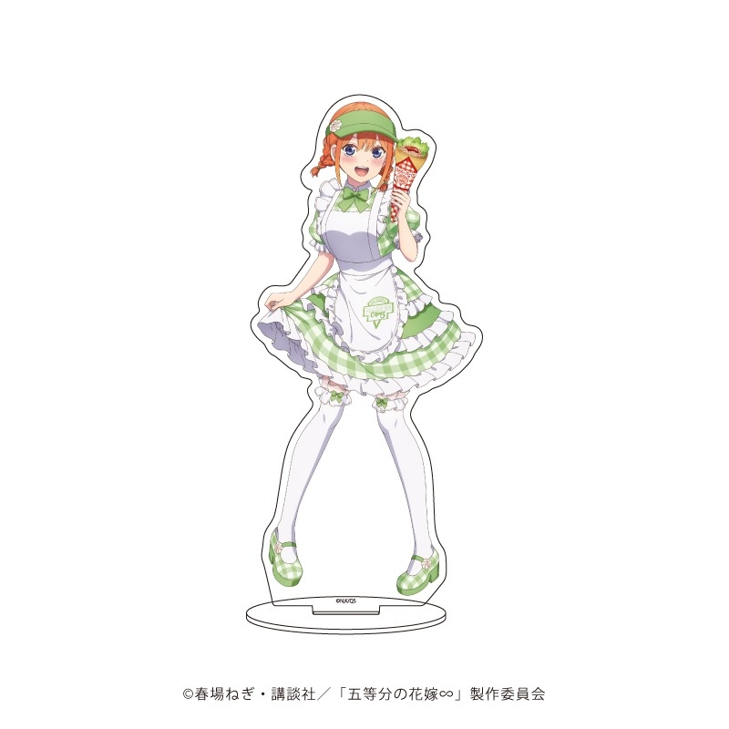 アクリルスタンド「五等分の花嫁∽」34/四葉 クレープ店員ver.(描き下ろしイラスト) - 公式商品画像 | AniSmile