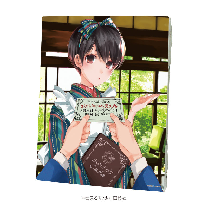 キャンバスボード「僕らはみんな河合荘」05/河合 律 お給仕さんver.(描き下ろしイラスト) - 公式商品画像 | AniSmile