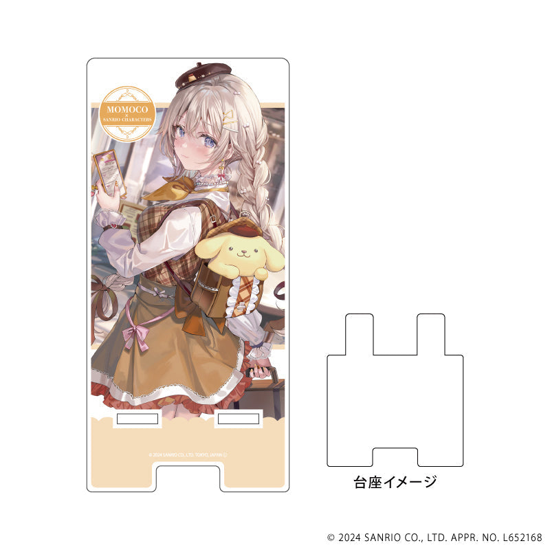 スマキャラスタンド「ももこ×サンリオキャラクターズ」02/ポムポムプリン(コラボイラスト) - 公式商品画像 | AniSmile