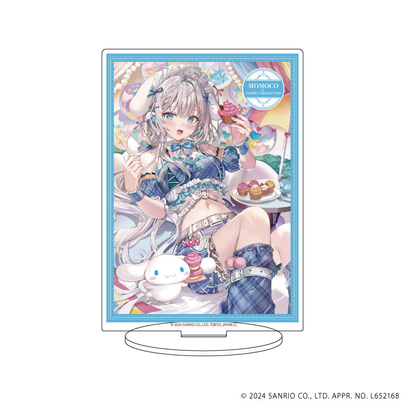 アクリルスタンド「ももこ×サンリオキャラクターズ」03/シナモロール(コラボイラスト) - 公式商品画像 | AniSmile