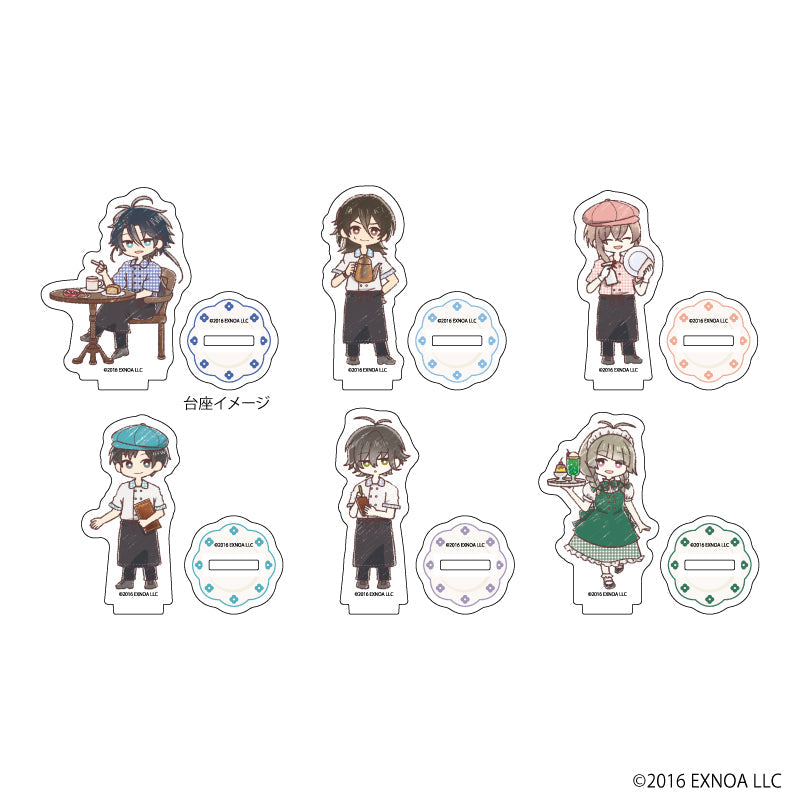 アクリルぷちスタンド「文豪とアルケミスト」16/カフェVer. A ブラインド(全6種)(グラフアートイラスト) - 公式商品画像 | AniSmile