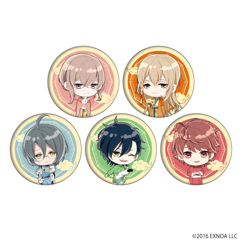 缶バッジ「文豪とアルケミスト」43/チャイナVer. B ブラインド(全5種)(ミニキャライラスト) - 公式商品画像 | AniSmile