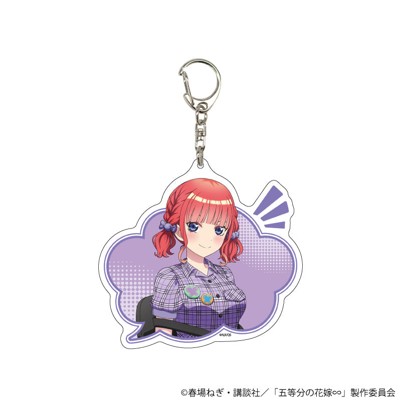 デカアクリルキーホルダー「五等分の花嫁∽」12/二乃 アメリカンポップver.(描き下ろしイラスト) - 公式商品画像 | AniSmile