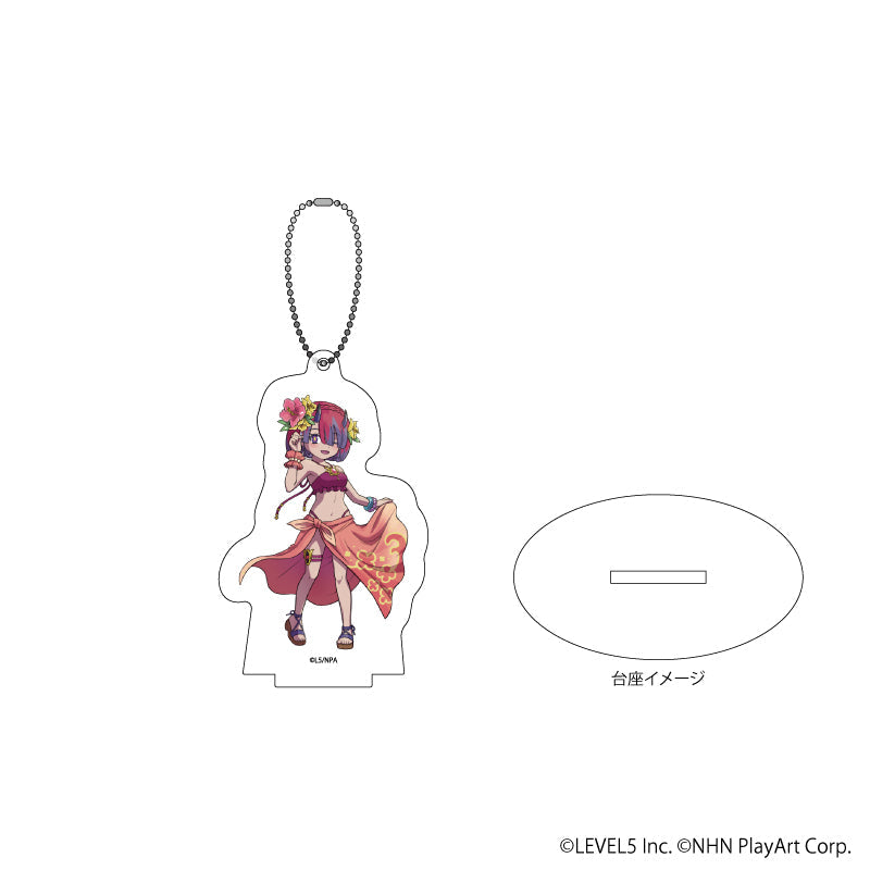 アクリルスタンドキーホルダー「妖怪ウォッチ ぷにぷに」45/ビーチサイドセツナ(第3弾) - 公式商品画像 | AniSmile