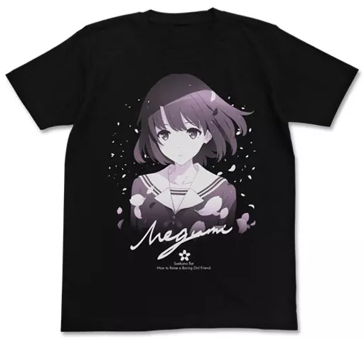 冴えない彼女の育てかた 加藤恵Tシャツ/BLACK-M - 公式商品画像 | AniSmile