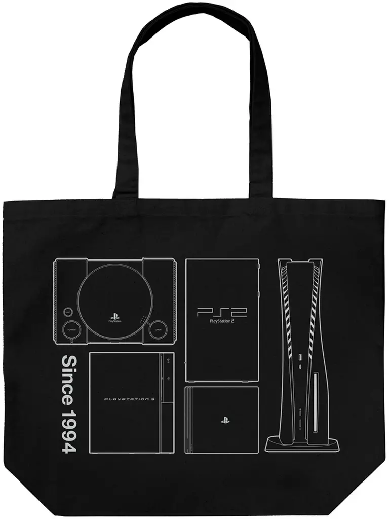プレイステーション ラージトート for PlayStation(Hardware)/BLACK - 公式商品画像 | AniSmile