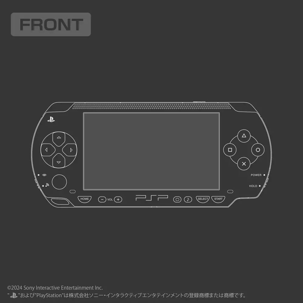プレイステーション Tシャツ for PSP™(PlayStation™Portable)/SUMI-L 画像 3 | AniSmile