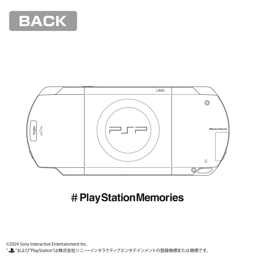 プレイステーション Tシャツ for PSP™(PlayStation™Portable)/WHITE-XL 画像 4 | AniSmile