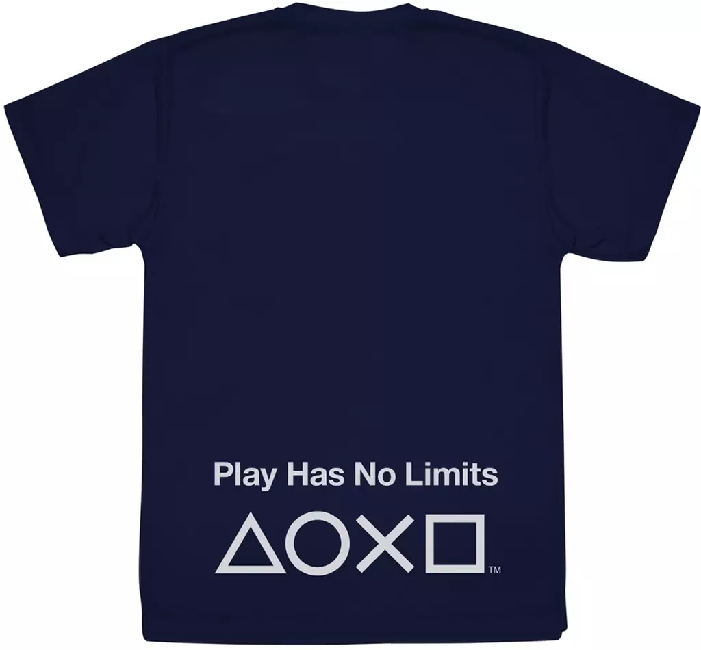 プレイステーション ドライTシャツ for PlayStation/NAVY-M 画像 2 | AniSmile
