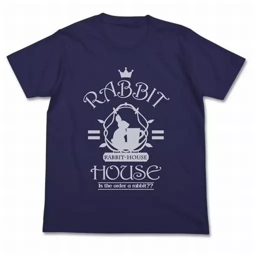 ご注文はうさぎですか?? ラビットハウス ドライTシャツ/NAVY-M - 公式商品画像 | AniSmile
