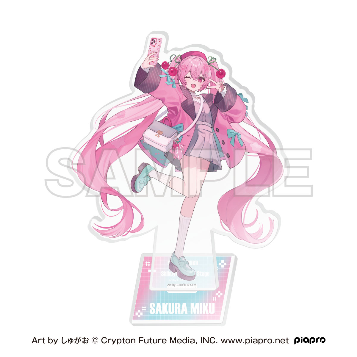桜ミク×Shibuya Sakura Stage アクリルスタンド Art by しゅがお 画像 2 | AniSmile