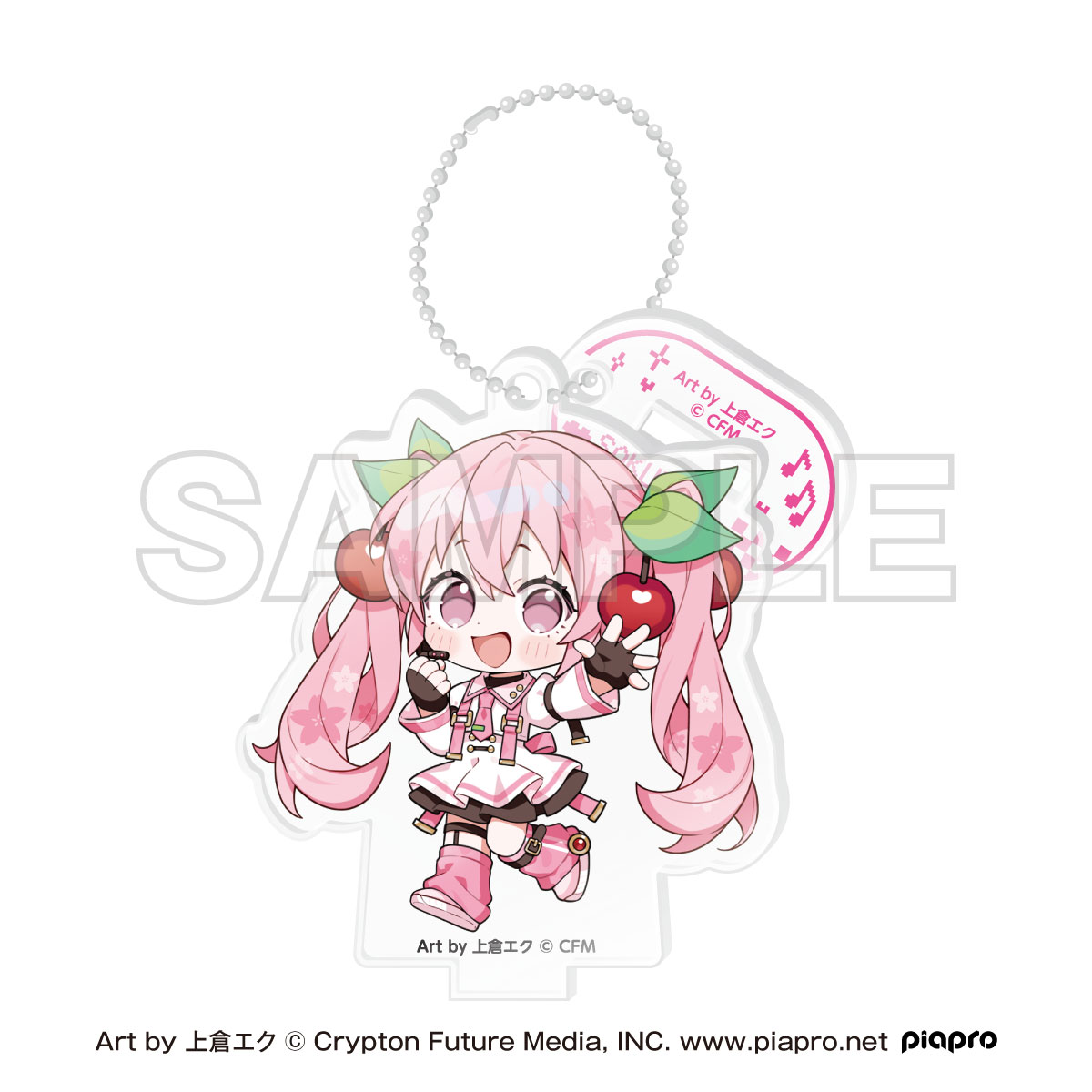桜ミク×Shibuya Sakura Stage ミニキャラスタンドキーホルダー A 画像 2 | AniSmile