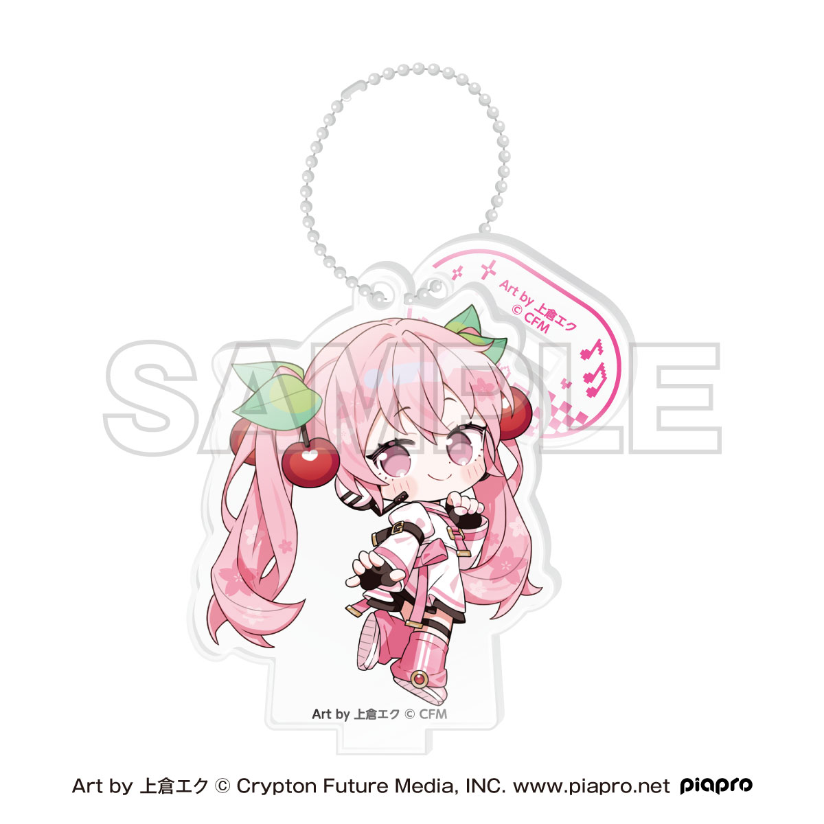 桜ミク×Shibuya Sakura Stage ミニキャラスタンドキーホルダー B 画像 2 | AniSmile