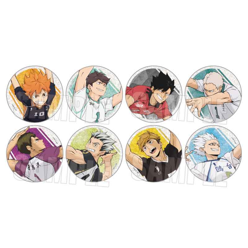 トレーディンググリッター缶バッジ Part1 ハイキュー!! - 公式商品画像 | AniSmile