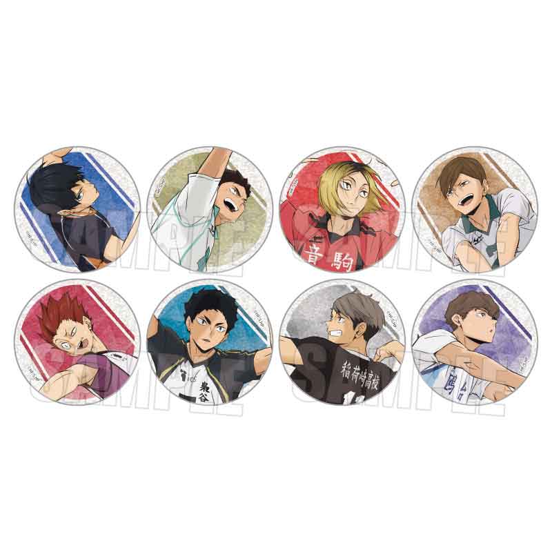トレーディンググリッター缶バッジ Part2 ハイキュー!! - 公式商品画像 | AniSmile