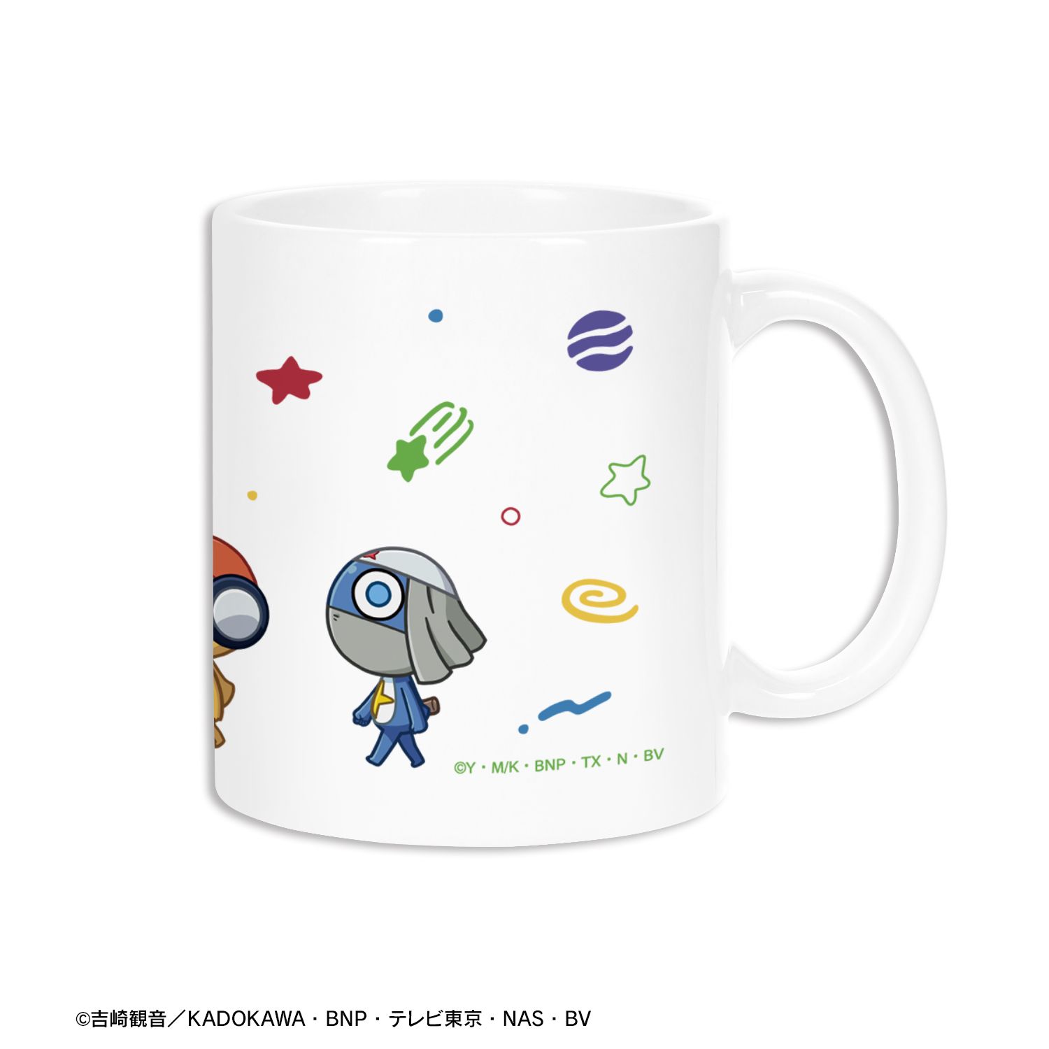 アニメ『ケロロ軍曹』 ケロロ小隊 ちびとこ マグカップ 画像 4 | AniSmile