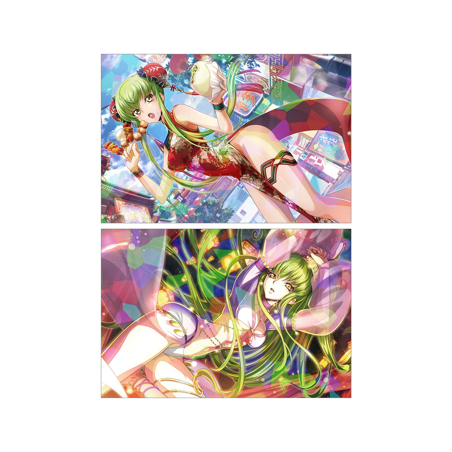 コードギアス 反逆のルルーシュ ロストストーリーズ C.C. ホログラムポストカード2枚セット ver.A - 公式商品画像 | AniSmile