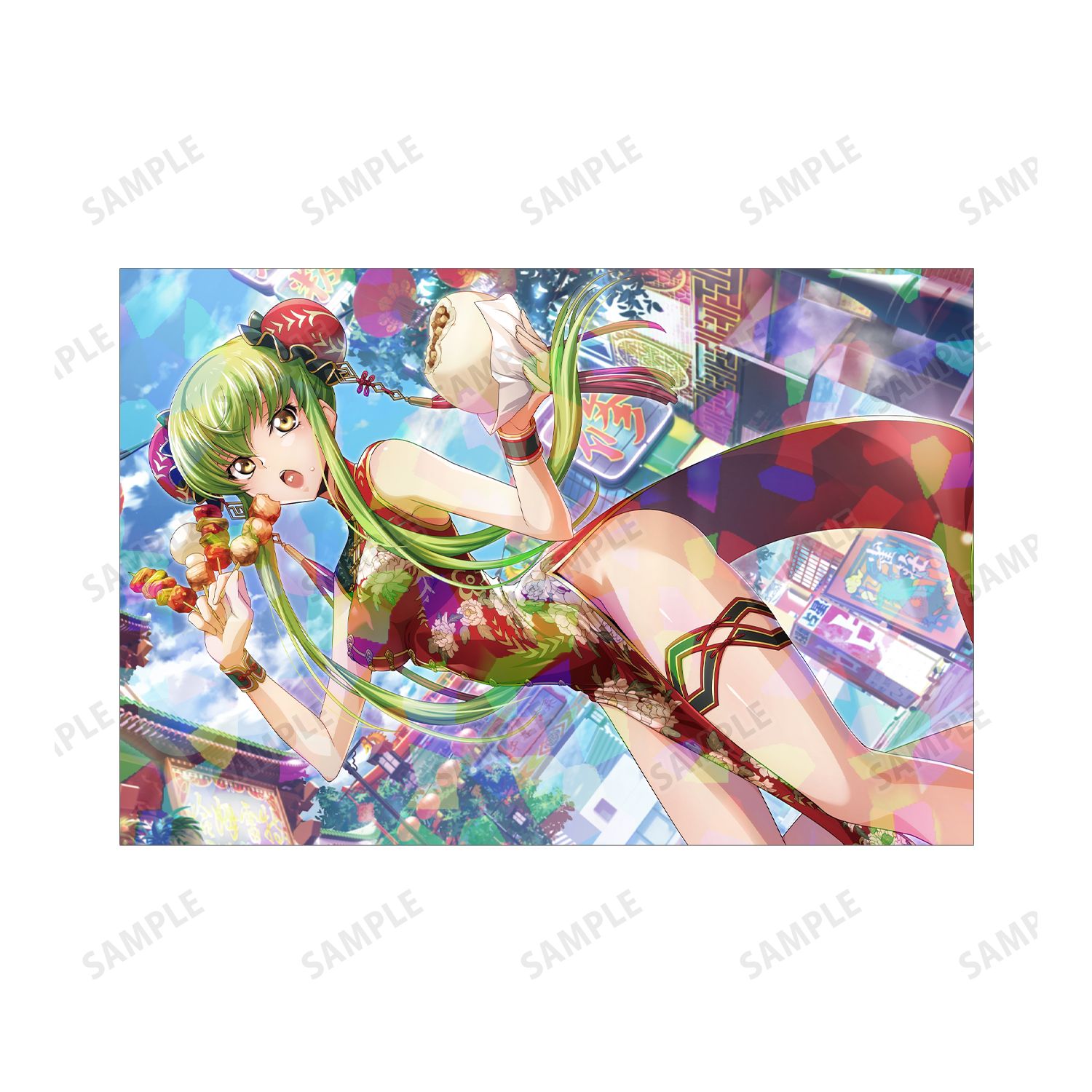 コードギアス 反逆のルルーシュ ロストストーリーズ C.C. ホログラムポストカード2枚セット ver.A 画像 2 | AniSmile