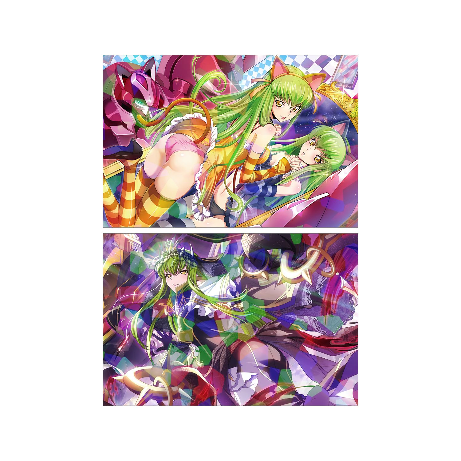 コードギアス 反逆のルルーシュ ロストストーリーズ C.C. ホログラムポストカード2枚セット ver.B - 公式商品画像 | AniSmile