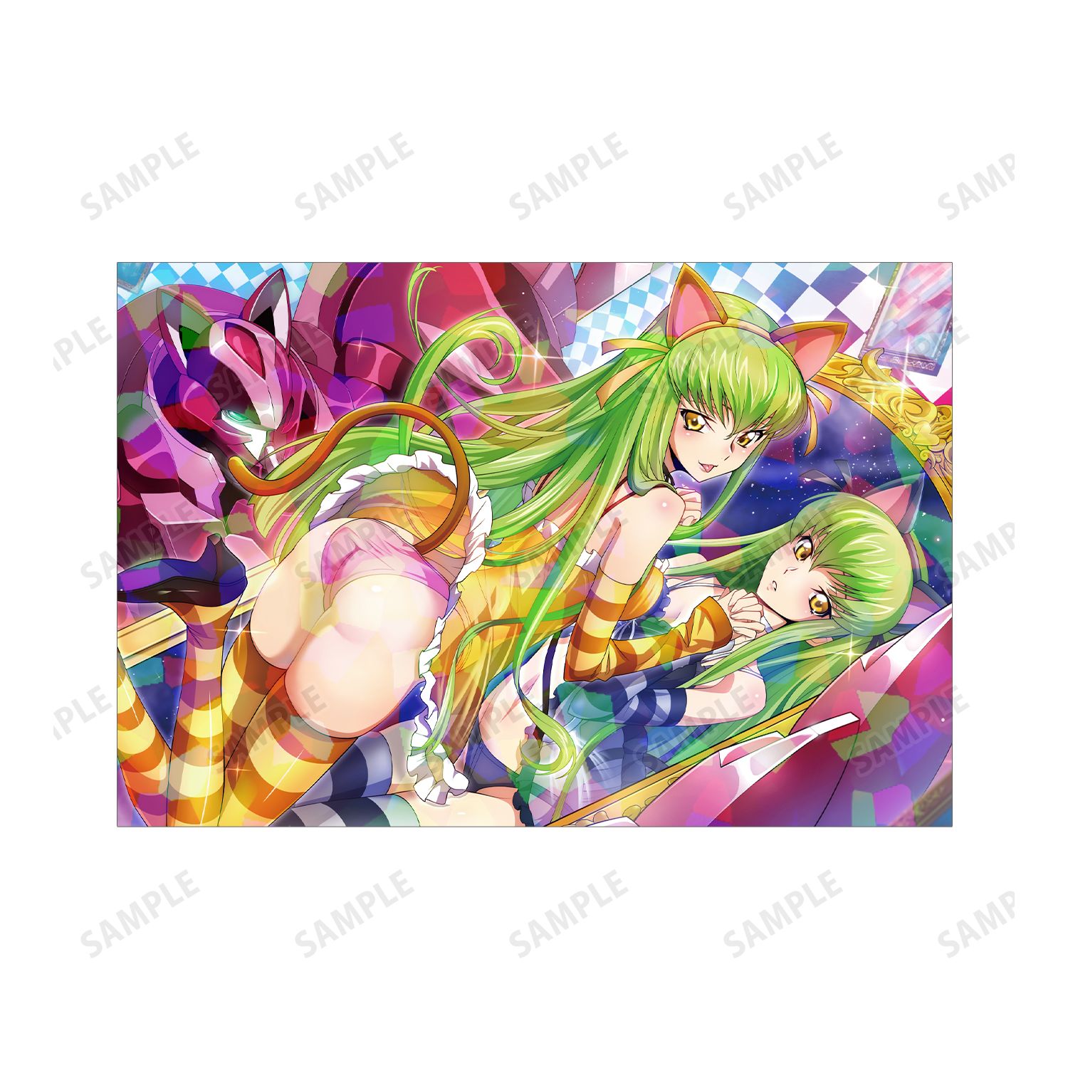 コードギアス 反逆のルルーシュ ロストストーリーズ C.C. ホログラムポストカード2枚セット ver.B 画像 3 | AniSmile