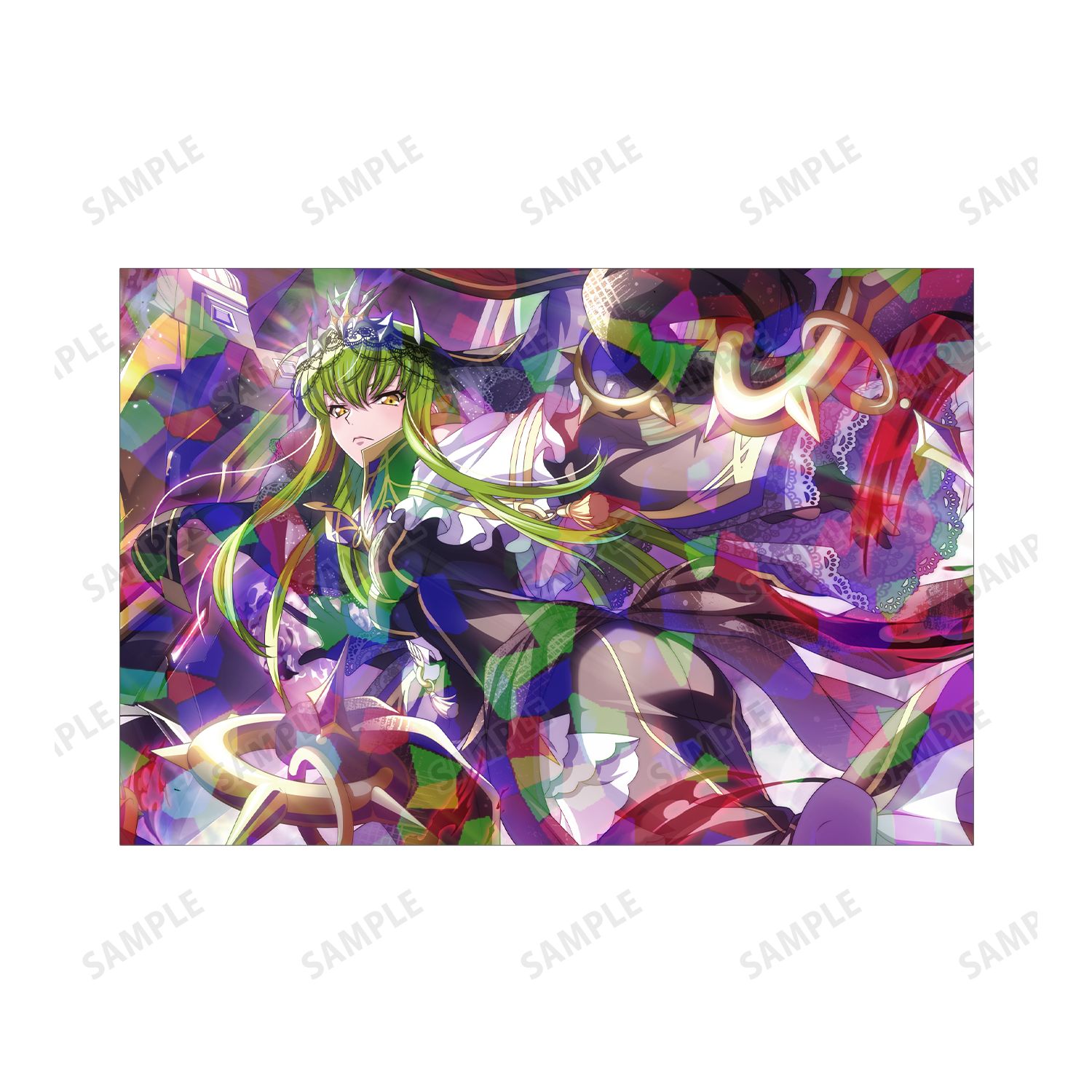 コードギアス 反逆のルルーシュ ロストストーリーズ C.C. ホログラムポストカード2枚セット ver.B 画像 4 | AniSmile