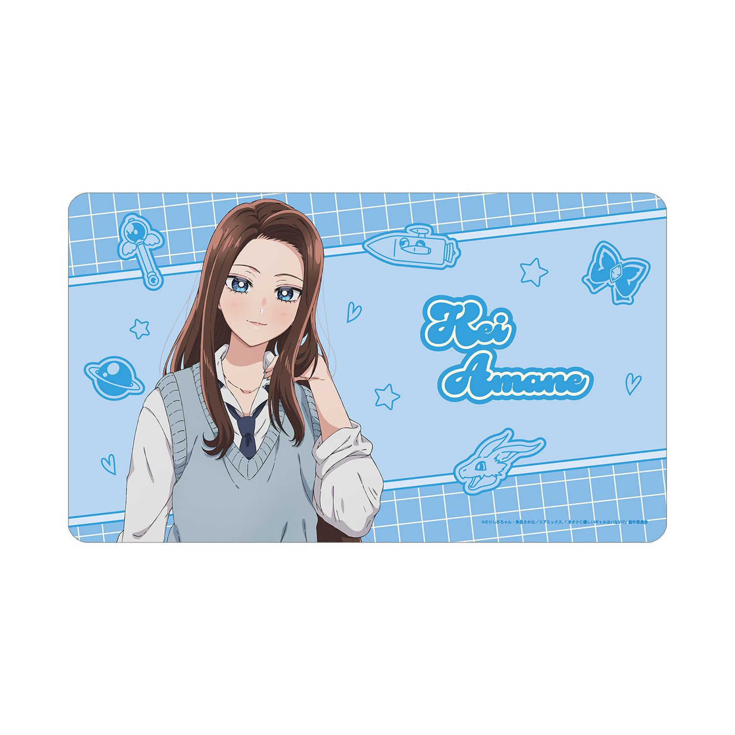 アニメ「オタクに優しいギャルはいない!?」 天音 慶 マルチデスクマット ver.A - 公式商品画像 | AniSmile