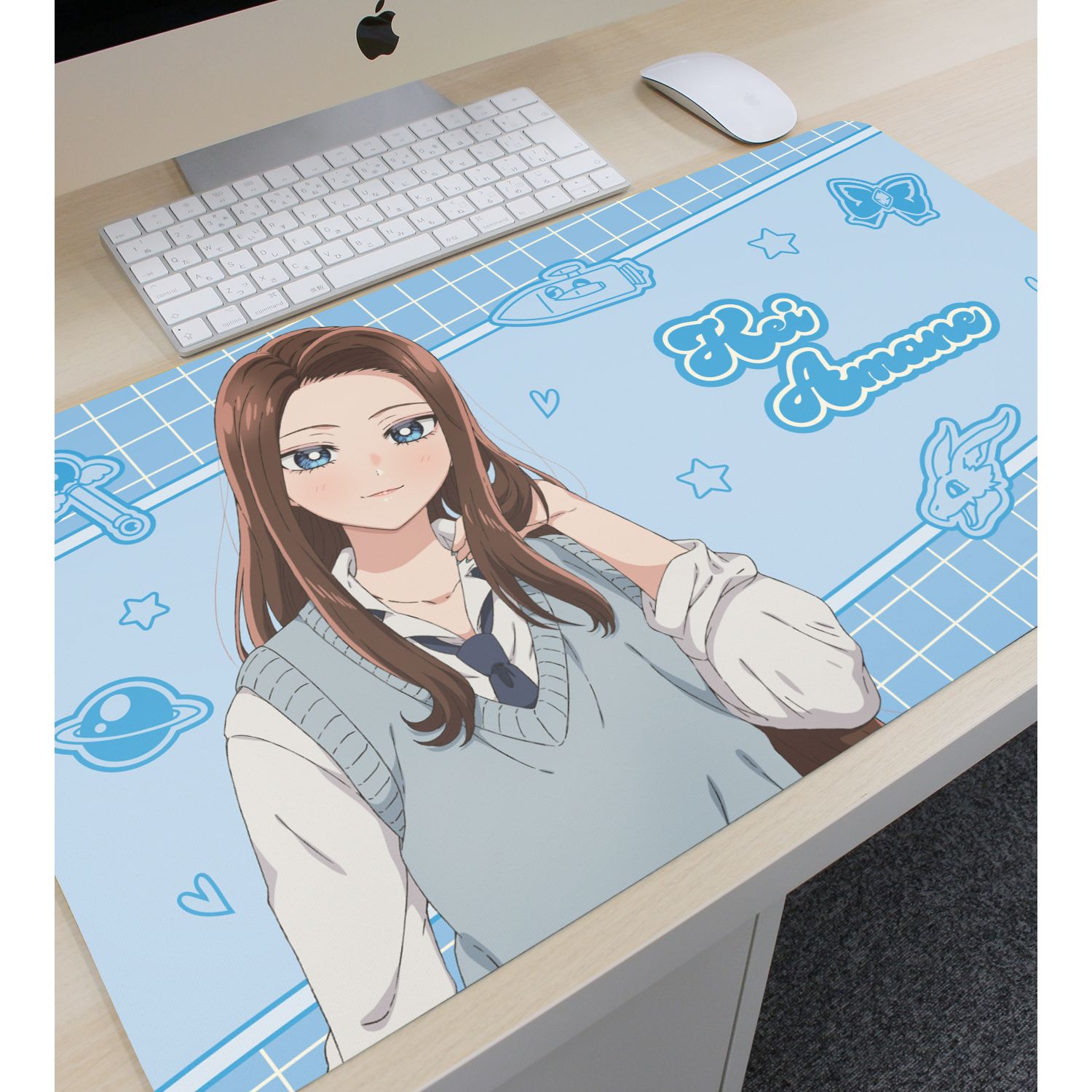 アニメ「オタクに優しいギャルはいない!?」 天音 慶 マルチデスクマット ver.A 画像 3 | AniSmile