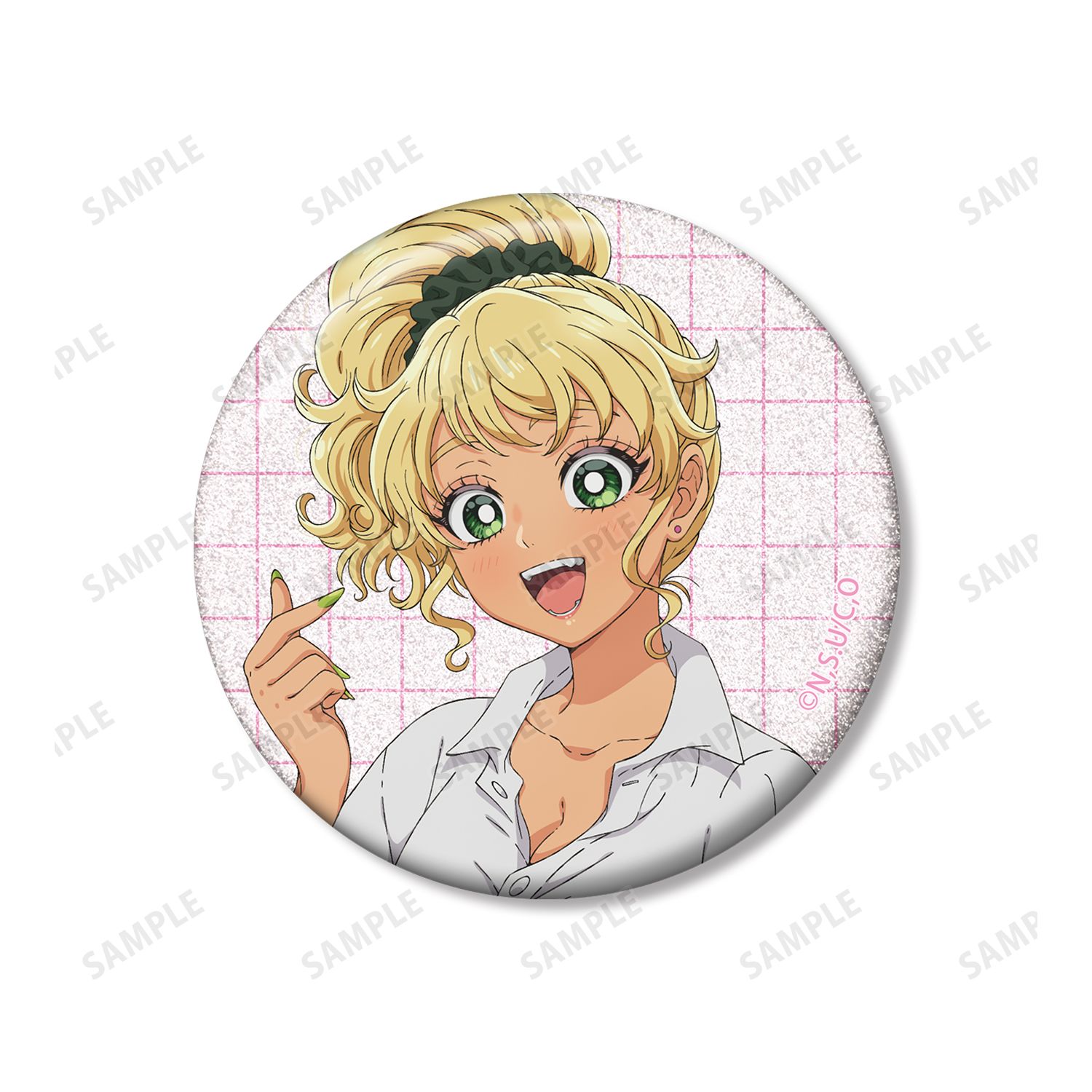 アニメ「オタクに優しいギャルはいない!?」 伊地知 琴子 グリッター缶バッジ2個セット 画像 5 | AniSmile