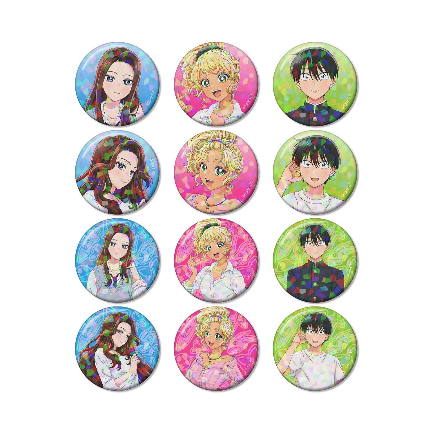 アニメ「オタクに優しいギャルはいない!?」 トレーディングホログラム缶バッジ(単位/単品) - 公式商品画像 | AniSmile