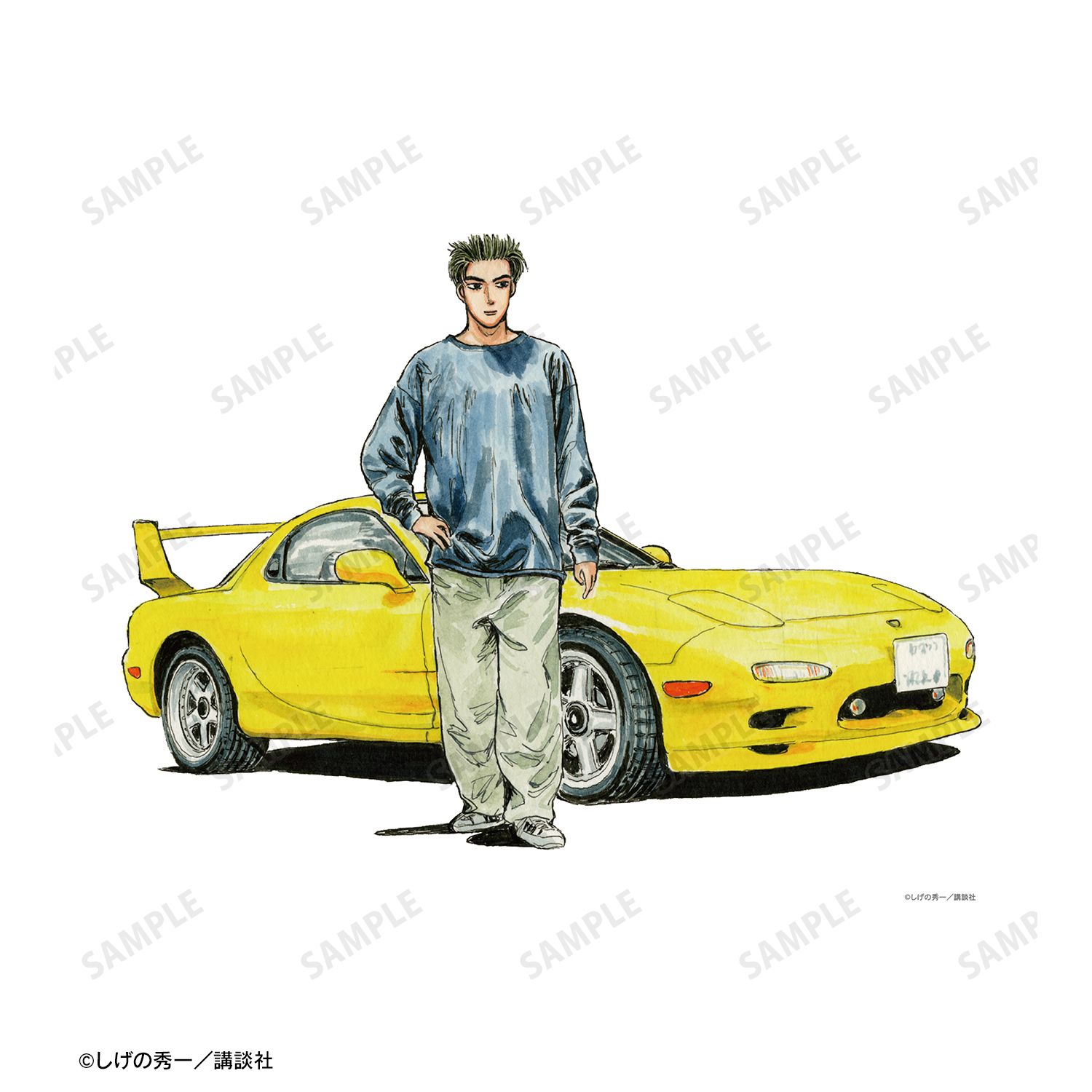 高橋啓介 原作カラーイラスト F3号キャンバスボード 画像 3 | AniSmile