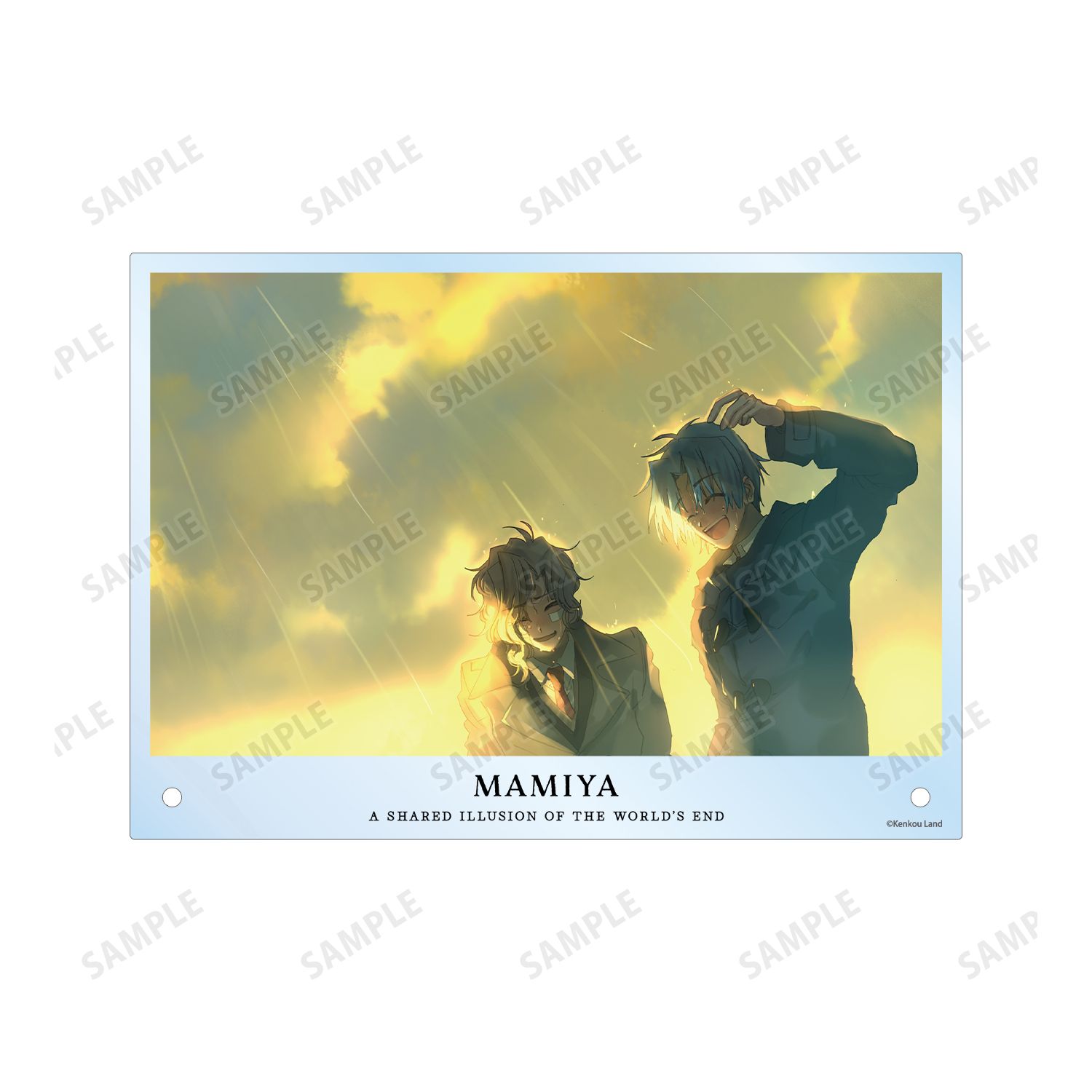 世界滅亡共有幻想マミヤ 夏目&周防景人 A5アクリルパネル 画像 5 | AniSmile