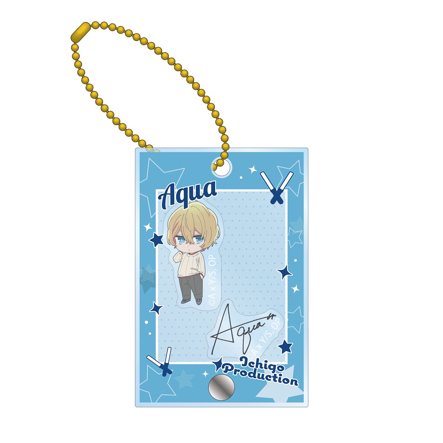 【推しの子】 アクア ミニキャラ パーツ付きフレームアクリルチャーム - 公式商品画像 | AniSmile