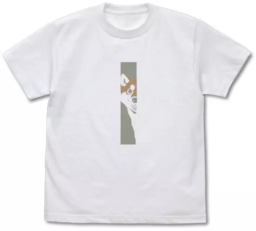 世界の終わりに柴犬と 石原雄先生デザイン ハルさんチラリ Tシャツ/WHITE-L - 公式商品画像 | AniSmile