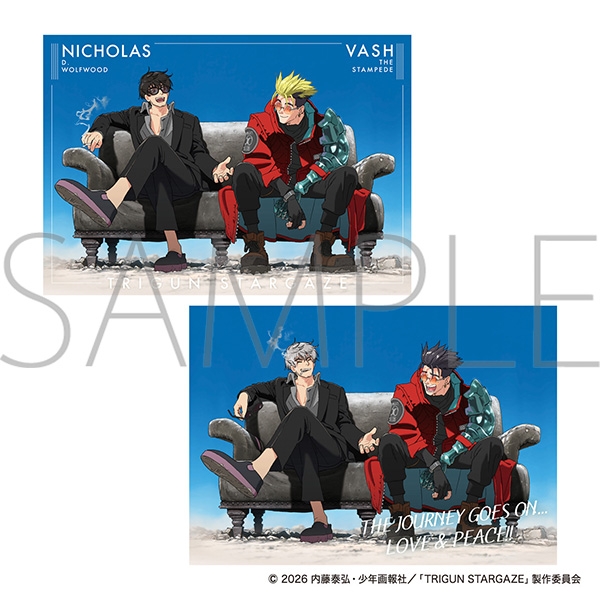 TRIGUN STARGAZE クリアポスターセット/完結記念ver. - 公式商品画像 | AniSmile