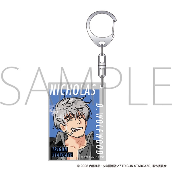 TRIGUN STARGAZE アクリルキーホルダー/ニコラス 完結記念ver. - 公式商品画像 | AniSmile