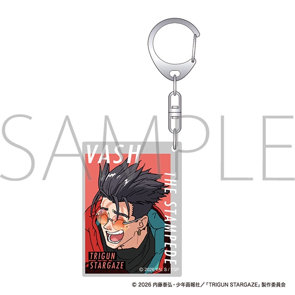 TRIGUN STARGAZE アクリルキーホルダー/ヴァッシュ 完結記念ver. - 公式商品画像 | AniSmile