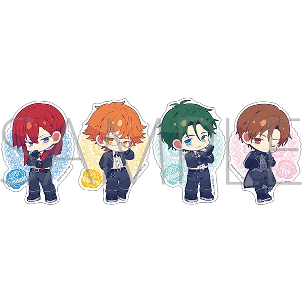KING OF PRISM ステッカーセット/太刀花ユキノジョウ&十王院カケル&鷹梁ミナト&山田リョウ - 公式商品画像 | AniSmile