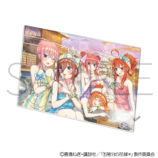 五等分の花嫁* アクリルアートパネル(くつろぎ温泉) - 公式商品画像 | AniSmile