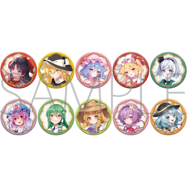 東方Project キャラバッジコレクション - 公式商品画像 | AniSmile
