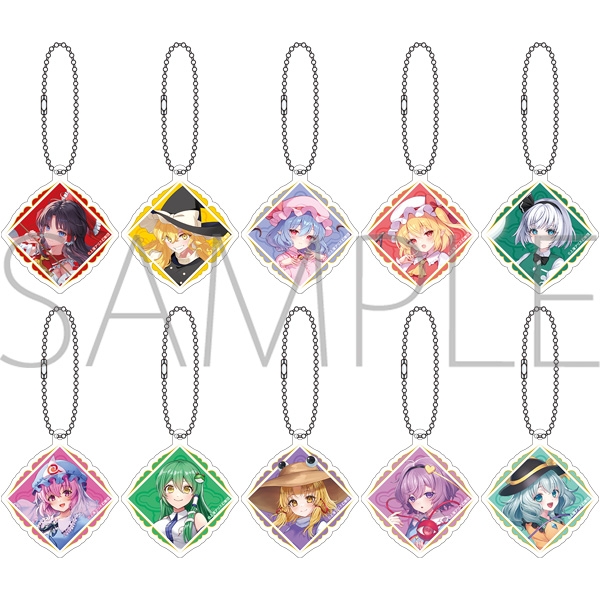東方Project アクリルキーホルダーコレクション - 公式商品画像 | AniSmile