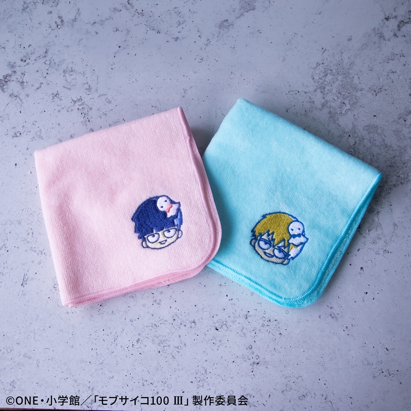【モブサイコ100 Ⅲ】刺繍ハンカチ:霊幻新隆 画像 3 | AniSmile