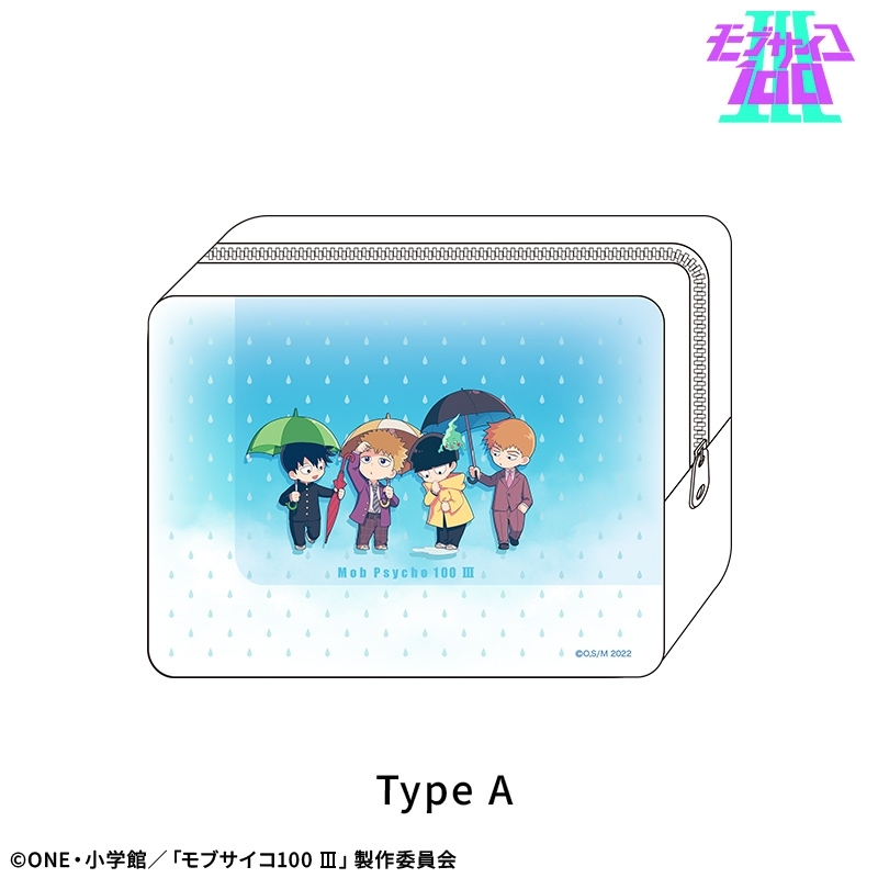 【モブサイコ100 Ⅲ】クリアポーチ:Type A - 公式商品画像 | AniSmile