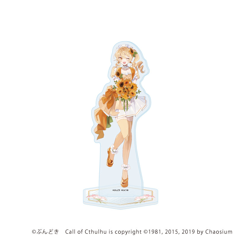アクリルスタンド「咲って、スイートピー」03/ひまわり 花ver.(描き下ろしイラスト) - 公式商品画像 | AniSmile
