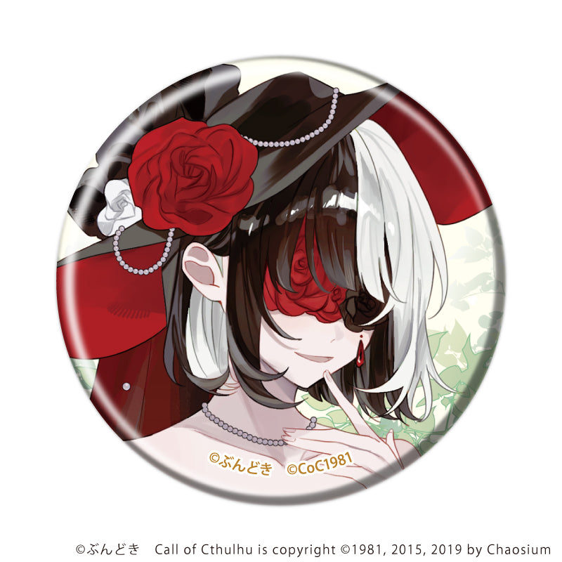 缶バッジ「咲って、スイートピー」09/鳴海 薔薇子 花ver.(描き下ろしイラスト) - 公式商品画像 | AniSmile